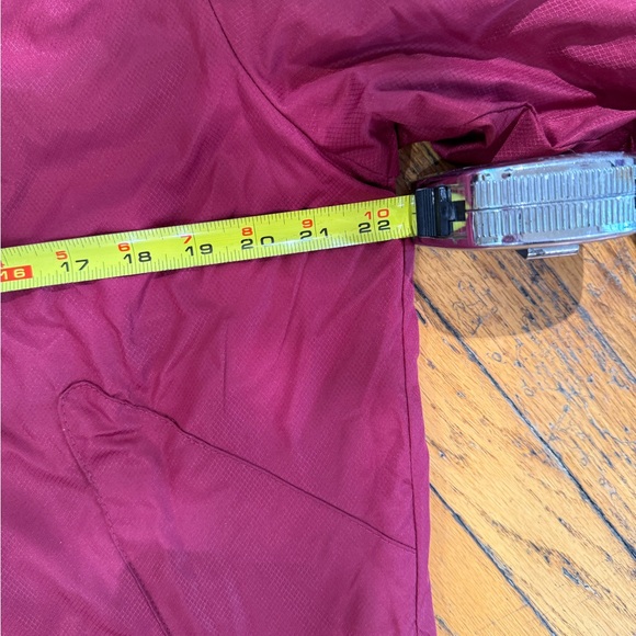 Speedo Unisex Swim Parka Maroon Long Jacket - Picture 6 of 7